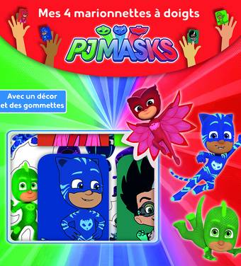 Pjmasks - Mes 4 marionnettes à doigts