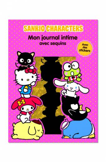 Sanrio Characters - Mon journal intime avec sequins