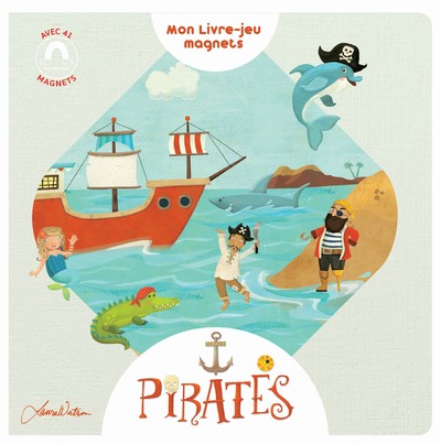 Pirates - Mon livre-jeu magnets