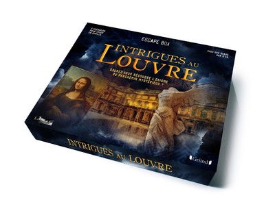 Grande escape box Intrigues au Louvre  Jeu de société famille  À partir de 7 ans