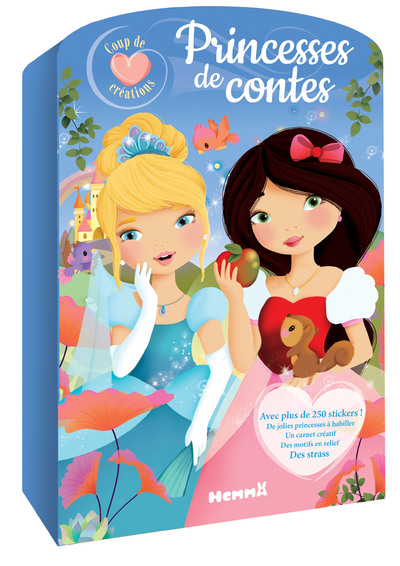 Coup de coeur créations - Princesses de contes  - Coffret silhouetté - Dès 5 ans
